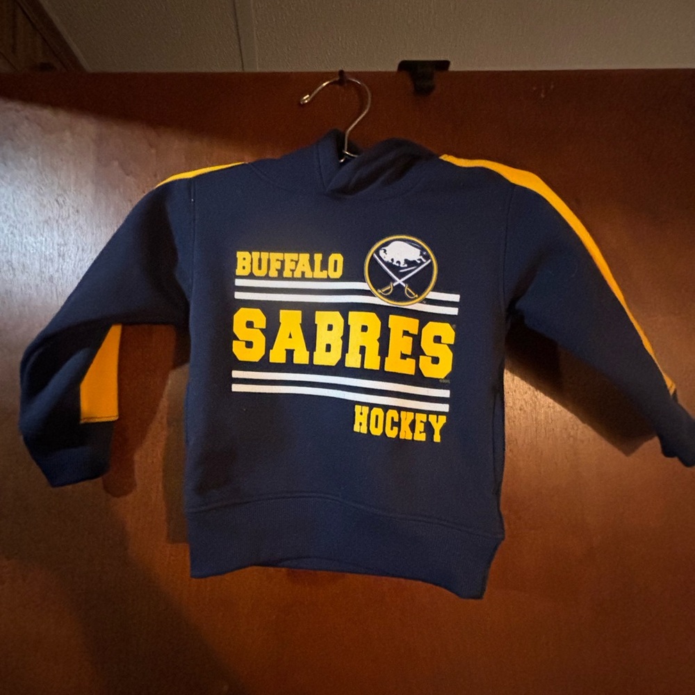 Buffalo Sabres Hockey Hoodie 3T toddler boys